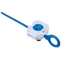 Tay cầm tạo lực phóng Con quay Beyblade Burst trắng xanh B-81 quay trái