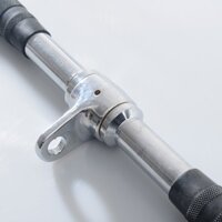 Tay cầm thẳng có xoay 360 độ 50cm bọc cao su tập xô tay . Phụ kiện hỗ trợ tập luyện.