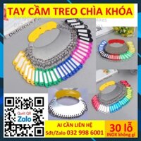 Tay cầm thẻ vấn đề quan trọng 28 lỗ Móc khóa Key tag Combo 50 Móc vấn đề quan trọng tag name in thẻ vali tư bgal2