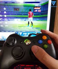 Tay Cầm Xbox 360 Có Dây cổng USB Chơi mọi loại game - Hàng Chính Hãng - black