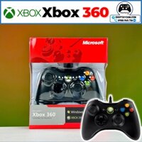 Tay Cầm Xbox 360 Controller Có Dây Loại Thường Version 2 Tối Ưu FO4, PC, Laptop Có Rung Fullbox | HÀNG MỚI VỀ