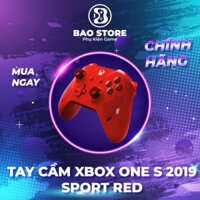 Tay cầm Xbox ONE S 2019 Màu Đỏ (RED SPECIAL) Chính Hãng Không Dây Dùng Cho PC, Laptop Chơi Full Skill FO4, FO3