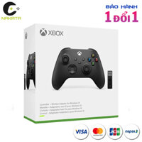 Tay cầm Xbox One Series X Carbon Black + USB Wireless Adapter