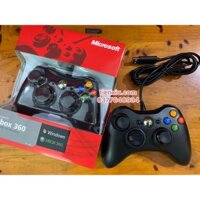 tay cầm xbox360 có dây cho pc laptop bảo hành 5 ngày Xbox 360 hàng cao cấp chơi các loại game