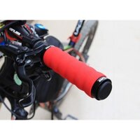 Tay cầm xốp đi xe đạp leo núi Thiết bị đi xe đạp Vòng khóa hợp kim nhôm FIT Đường kính ống 22,2mm