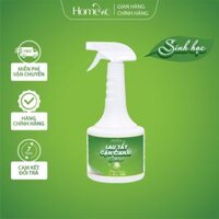 Tẩy cặn canxi sinh học Homevic Botanic Enzyme 500ml Làm Sạch Vòi Sen Inox, bồn rửa bát, Bồn Sứ An Toàn, Hiệu Quả