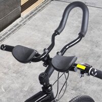 Tay càng nghỉ TT, Thanh Tay Lái Cho Xe Đạp Chất Liệu Nhôm, Tay Cầm cho ba môn phối hợp cho xe đạp