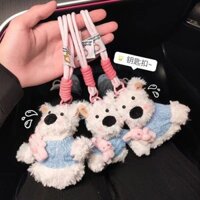 Tây Cao Cấp Scribble Puppy Sang Trọng Búp Bê Chó Sang Trọng Ba Lô Mặt Dây Chuyền Búp Bê Con Chó Con Móc Khóa Hoạt Hình Dễ Thương Búp Bê Mặt Dây Chuyền Quà Tặng Cho Bạn Gái Cặp Đôi Phụ Kiện Mặt Dây Chuyền Chó