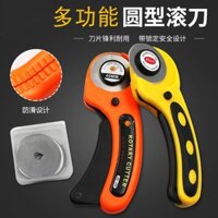 Tay Con Lăn Cắt Dao DIY Nhỏ Dụng Cụ Sản Xuất Nhựa Giấy Vải Da Sản Phẩm Cắt Dao Tròn Hob