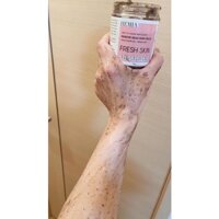 tẩy da chết cafe sữa non