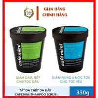 Tẩy da chết đầu, dầu gội cafe mimi hàng nội địa Nga 330g