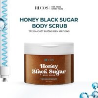 Tẩy da chết đường đen mật ong Honey Black Sugar Body Scrub  450G - Rucos