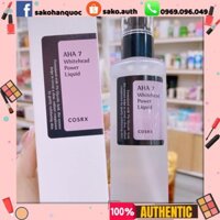 Tẩy da chết hoá học Corsx AHa 7 whitehead power liquid