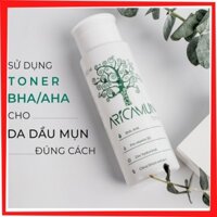 Tẩy da chết hóa học,nước cân bằng da, cấp ẩm và sạch sâu Aricamun Toner