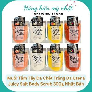 Tẩy da chết hương hoa hồng Utena Juicy Salt Body Scrub 300g