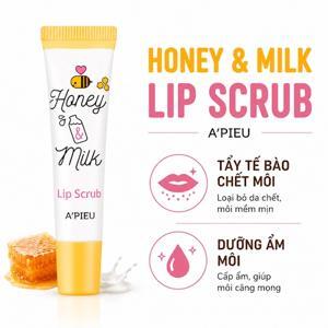 Tẩy da chết môi A’Pieu Honey Milk Lip Scrub