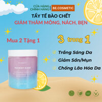 Tẩy Da Chết Silk Body Scrub Be.Cosmetic Làm Sạch Da Chết, Dưỡng Trắng Toàn Thân, Giảm Mụn Mờ Thâm, Giảm Thâm Mông
