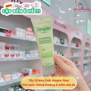 Tẩy Da Chết Simple Smoothing Facial Scrub – 75ml