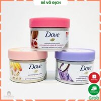 Tẩy da chết toàn thân Dove sạch sâu hạt nhuyễn mịn da Pomergranate Shea Butter Lựu Bơ Hạt Mỡ bản Đức 225ml - PINK