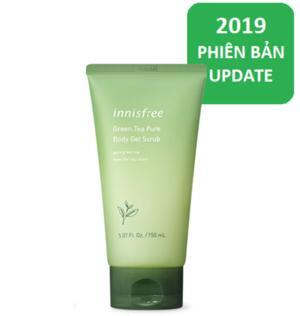 Gel Tẩy da chết toàn thân Innisfree Green Tea Pure Body Gel Scrub