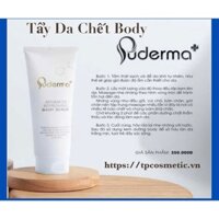 Tẩy Da Chết Toàn Thân Puderma Advanced Refreshing Bady Scrub: cấp ẩm, làm sạch sâu, mịn da, ngừa mụn