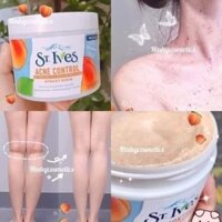 Tẩy da chết toàn thân St.Ives Blemish Control Apricot Scrub