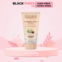 Tẩy da chết toàn thân Evoluderm bơ hạt mỡ cho da khô 150ml