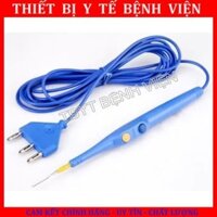 Tay Dao Mổ Điện 3 Chân Cắm, 2 nút bấm. tiệt trùng 1 cái/1 túi