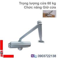 Tay đẩy hơi hafele 931.77.049 chức năng giữ cửa, trọng lượng cửa tối đa 60kg, lắp nổi