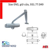 Tay đẩy hơi Hafele 931.77.049 giữ cửa cửa nặng tối đa 60kg rộng max 950mm