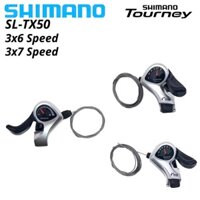 Tay đề xe đạp Shimano Tourney TX-50, Tay đề gạt Shimano TX-50 3x6, 3x7 tốc độ - Hàng chính hãng