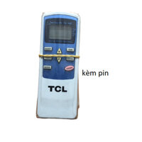 tay điều khiển điều hòa tcl mặt xanh chính hãng mới-kèm pin-tay đầu bấm điều hòa TCL mặt xanh chính hãng mới