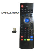 tay điều khiển remote từ xa Chuột bay và giọng nói KM800/KM800V dòng Android TV Box, Smart TV, PC Laptop hàng tốt