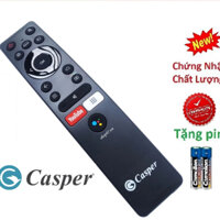 tay điều khiển remote từ xa tivi Casper Giọng nói-kèm pin-tay đầu bấm tivi Casper giọng nói