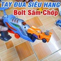 Tay đua siêu hạng xe mô hình Bolt Sấm Chớp và tay kéo cơ bản
