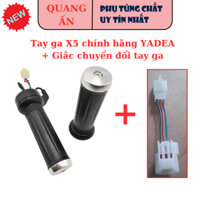 Tay ga xe điện Yadea X5, X-MEN NEO, 133S, 133M, X-men Vespa,... + Giắc chuyển đổi Tay ga X5 sang tay ga thường