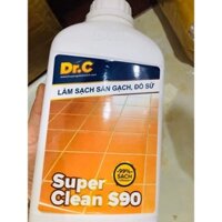 Tẩy gạch men đồ sứ vệ sinh nhà tắm DrC