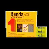 Tẩy giun sán ký sinh trùng Benda 500 Mebendazole