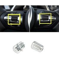 Tay Lái Ô Tô Màu Bạc Nút Núm Thích Hợp Cho Xe BMW 1 2 3 4 5 6 7 Series X1 X2 X3 X4 X5 X6 Series