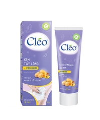 Tẩy lông Cleo Hair Removal Cream Bikini Line – 50g, giúp tẩy lông sạch nhanh, sát chân lông vùng bikini.