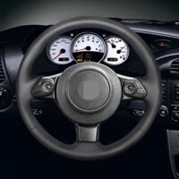 Tay May Đen Da Nhân Tạo Bọc Vô Lăng Ô Tô Cho Xe Toyota 86 2016-2019 Subaru BRZ 2016 -2019