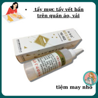 tẩy mực tẩy bẩn trên quần áo và vải