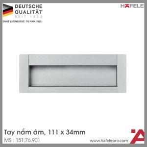 Tay nắm âm nhôm Hafele 151.76.901
