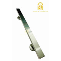 Tay nắm cửa cổng inox hộp 20x40 inox 304 chân đế có nắp chụp