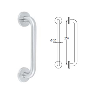 Tay nắm cửa Hafele 902.20.194