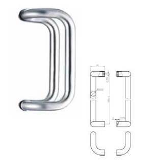 Tay nắm cửa kính Hafele 903.07.900