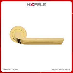 Tay nắm cửa phòng màu vàng PVD Hafele 901.79.732