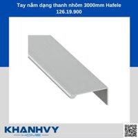 Tay nắm dạng thanh nhôm 3000mm Häfele 126.19.900