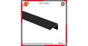 Tay nắm định hình màu đen Hafele 126.14.304