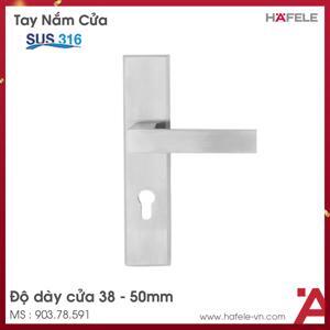 Tay nắm gạt Inox 316 Hafele 903.78.591